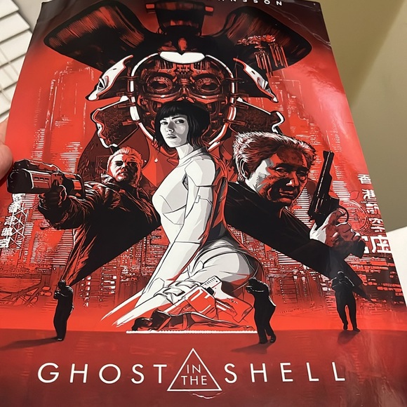 Ghost in the Shell Limited imax poster (nick top/edge, rest intact) Scarlett Jo - Picture 7 of 7